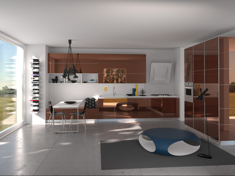Photo Scavolini Tetrix Kitchen Direct 420cm