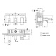 Photo Gessi Rettangolo 44910#299 Black matte sink mixer