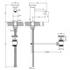 Photo Gessi Origini sink mixer 66001#707 black
