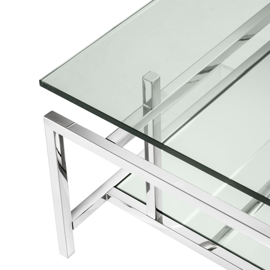Photo Superia coffee table (polished stainless steel)