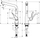 Photo Kitchen mixer hansgrohe METRIS 14883800