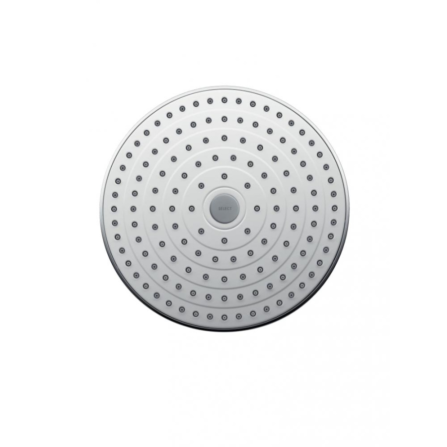 Photo overhead shower hansgrohe Raindance Select ES 26470000 24x24 cm, 2 jet mode, with chrome holder