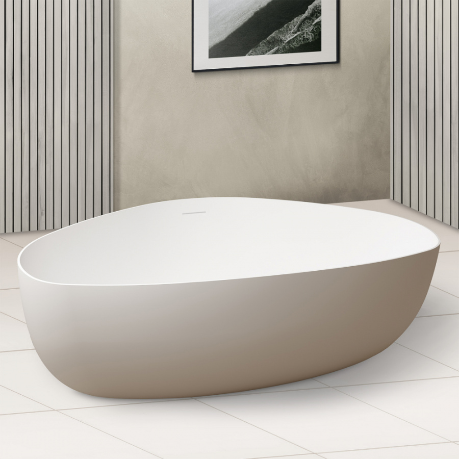 Photo Abber Stein 180x130 AS9608 white matte bath