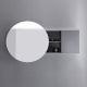 Photo Burgbad Coco 120 SPIK120 L F2841 left gray matte
