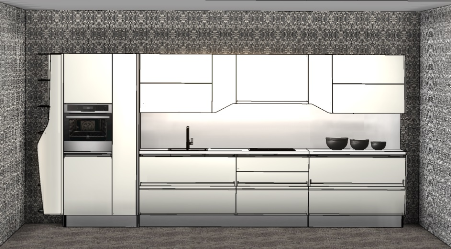 Photo Scavolini Flux Swing Kitchen Direct 458cm