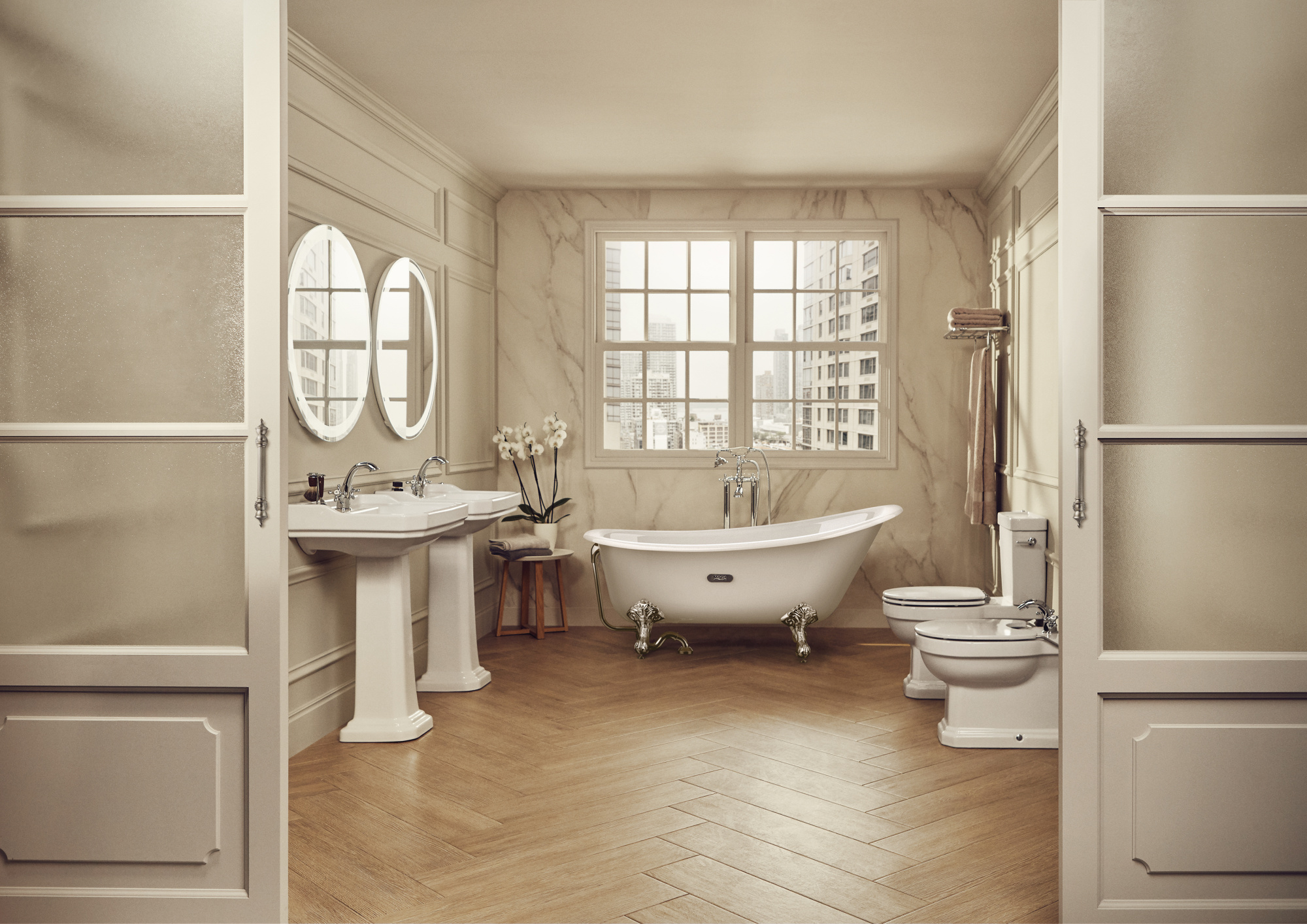Photo Roca Carmen cast iron bath 160x80 234250002