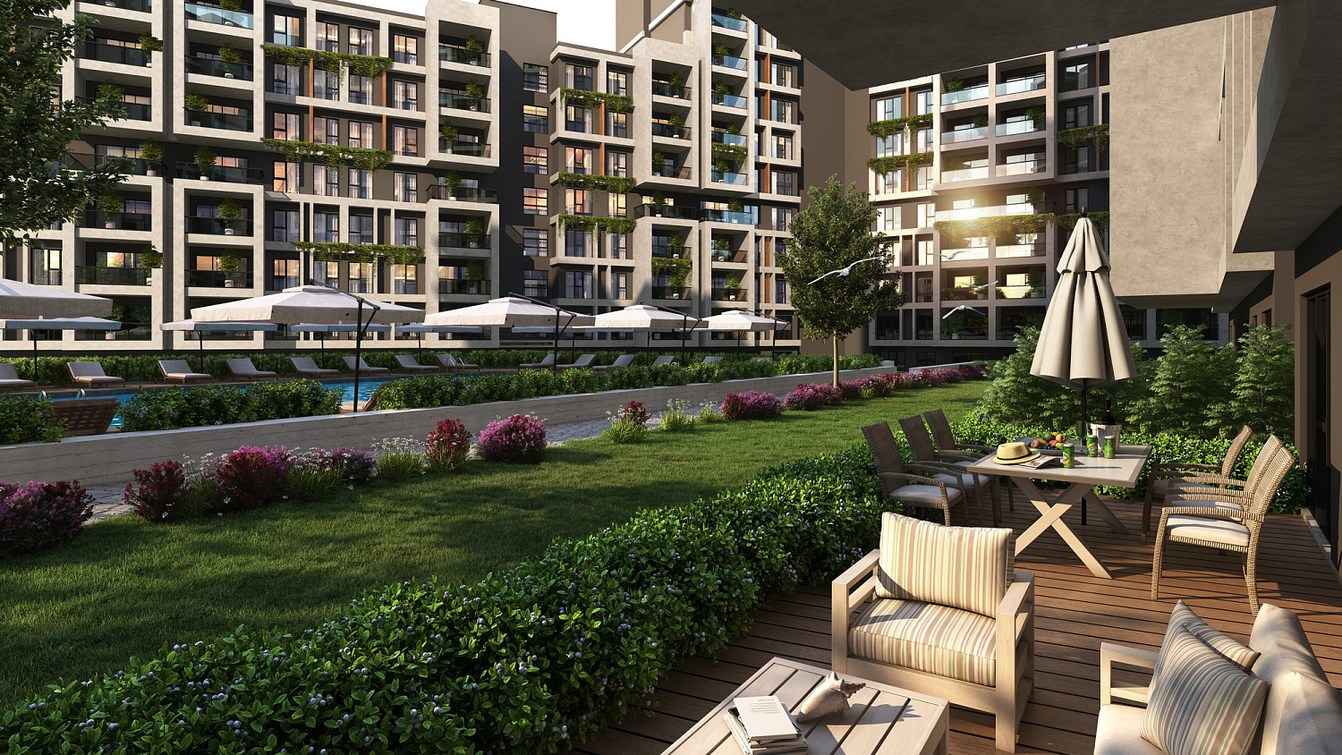 Residential complex with sea views and Princes Islands