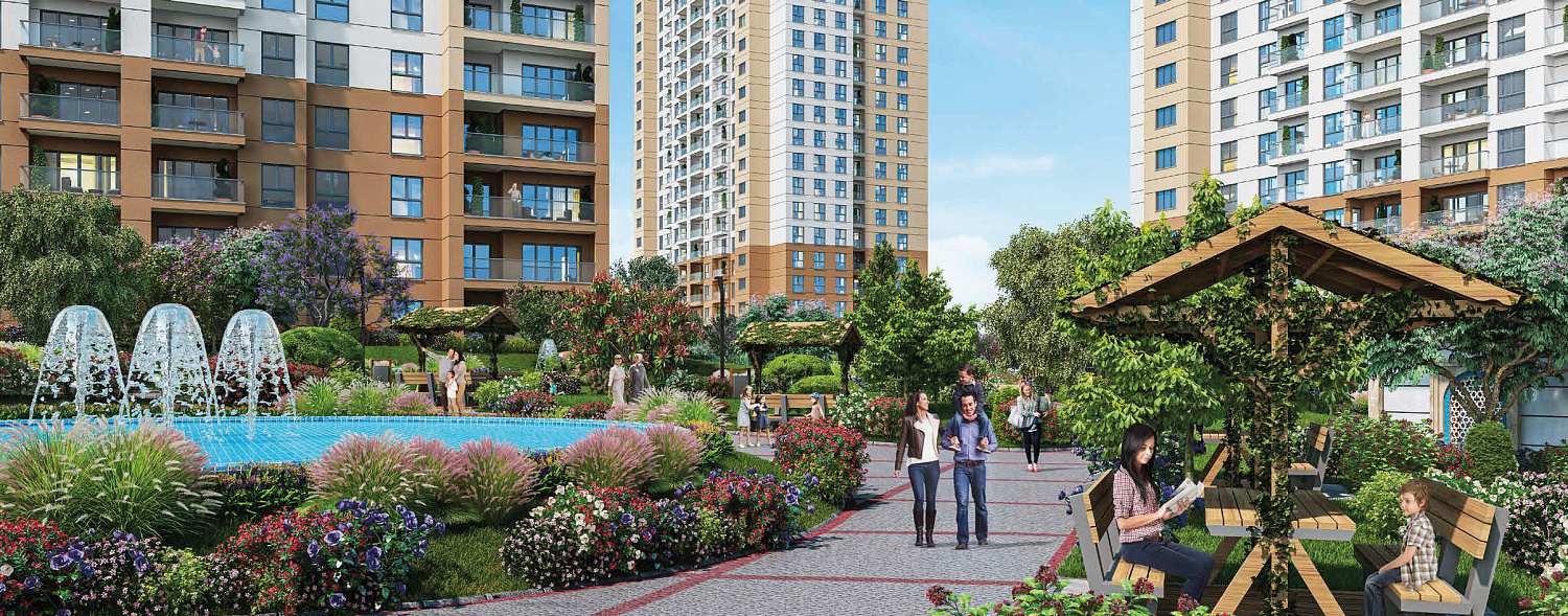 Cozy residential complex in a quiet area