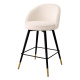 Photo Set of two Roche half-bar chairs (cream)