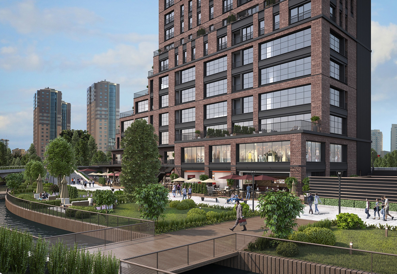 Apartments and offices in a prestigious area with walking distance to the metro