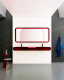 Photo Abber Kristall AT2807Rubin sink double, red