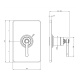 Photo Shower mixer Gessi Venti 20 65061 #710 brass