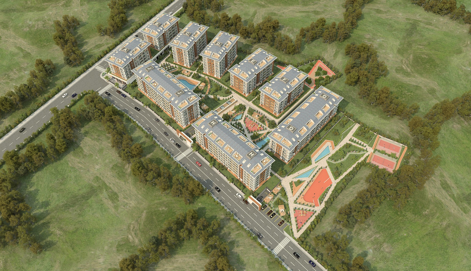 Residential complex in Zeitinburnu district
