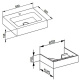 Photo Keuco Edition 300 sink cabinet 65 39611380100 white