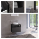 Photo Cube under the sink Keuco Stageline 65 32855970000 vulcanite matte