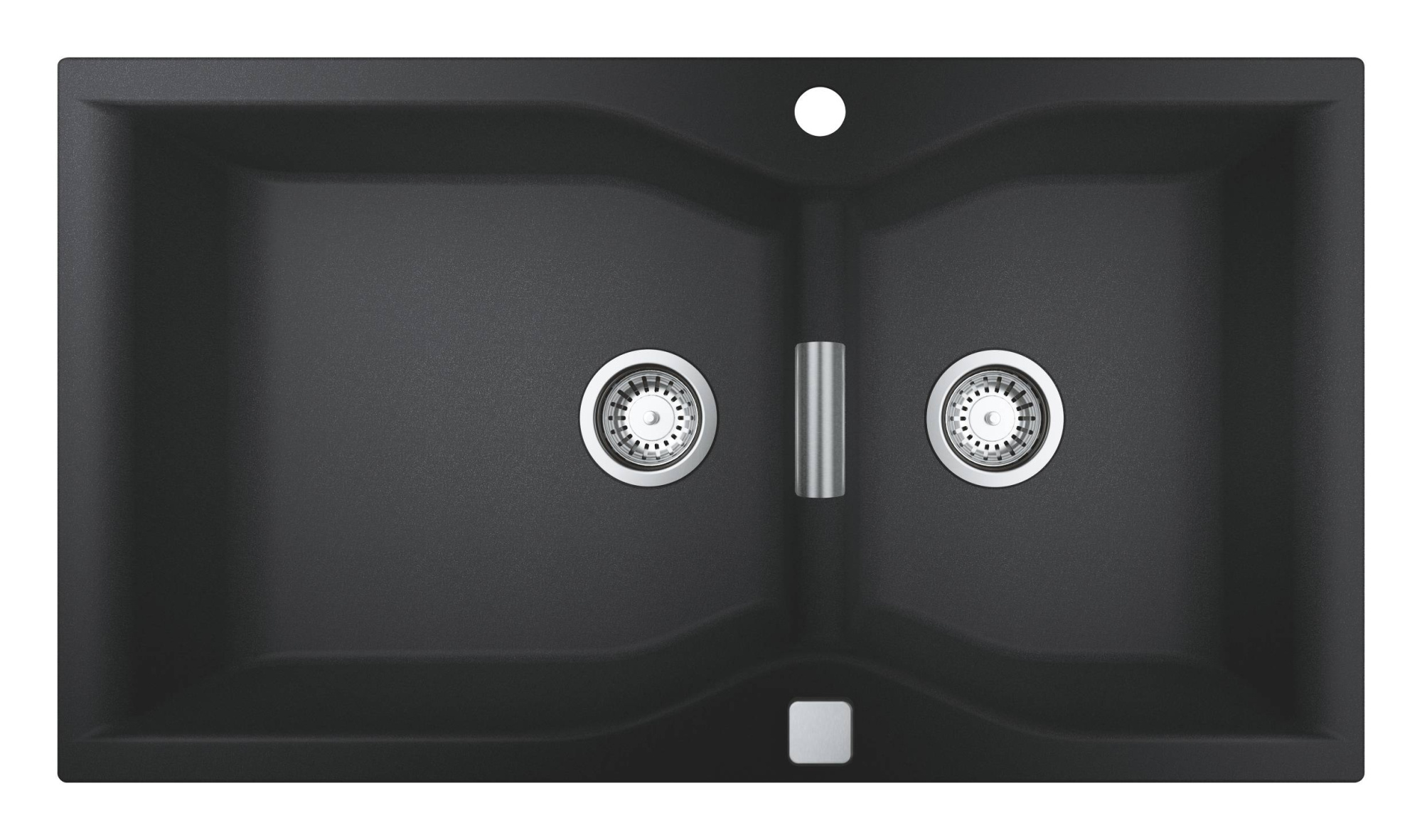 Photo Kitchen sink Grohe K700 31658AT0 gray granite