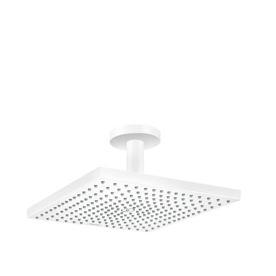 Photo overhead shower hansgrohe Raindance E 300 1jet 26250700 with ceiling connection