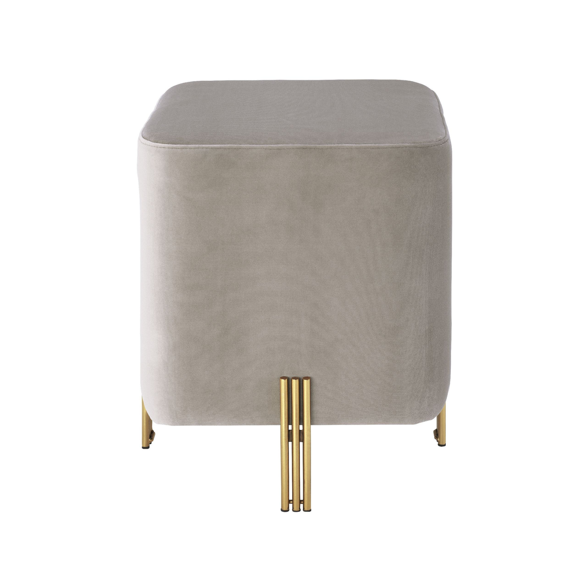 Photo Ottoman Burnett (gray-beige)
