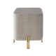 Photo Ottoman Burnett (gray-beige)