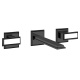 Photo Gessi Eleganza 46090#706 Black sink mixer