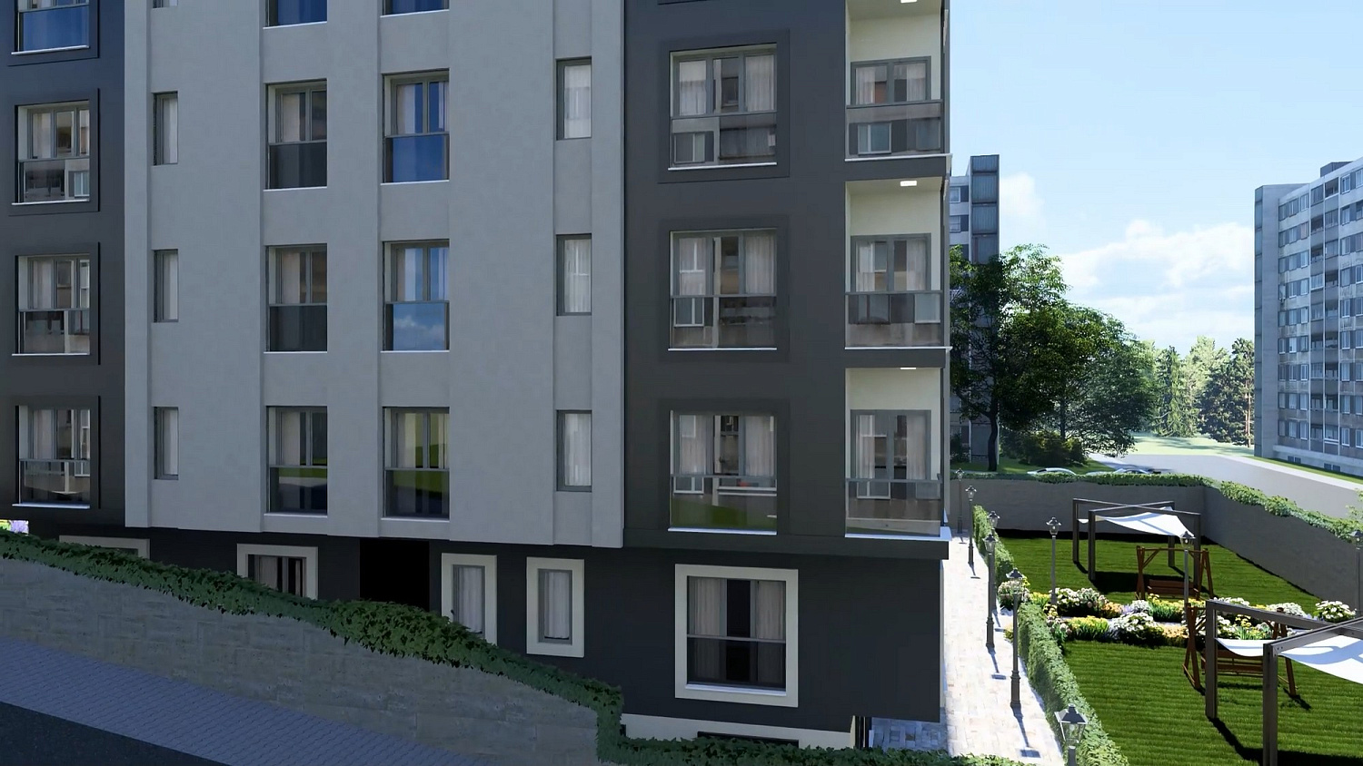 Residential complex in Besiktas near the metro