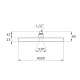 Photo Top shower Stella Sirius UN 03006 NE00 black matte