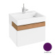 Photo Bathroom under the sink 60 cm Jacob Delafon Terrace EB1185-F26 plum varnish