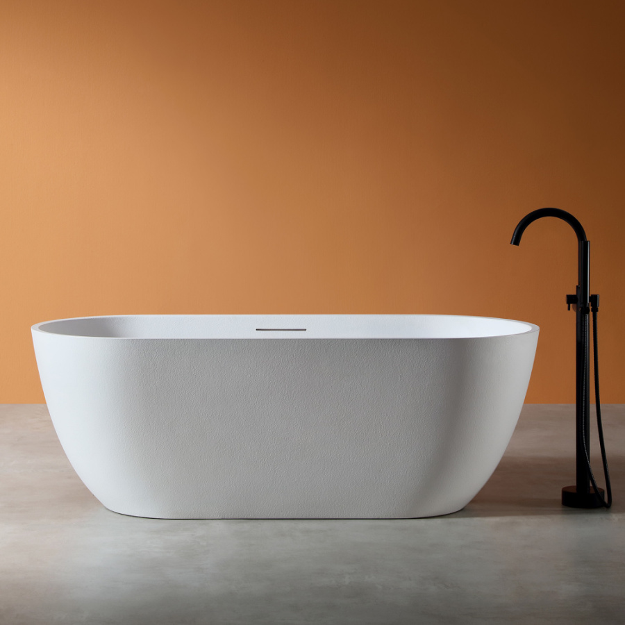 Photo Bath made of artificial stone Abber Frankfurt AM9941 170x75 white