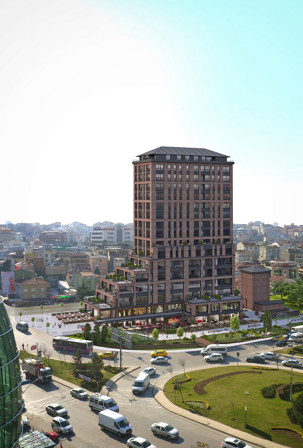 Apartments and offices in a prestigious area with walking distance to the metro