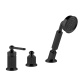Photo Bath mixer Gessi Venti 20 65043#299 black matte