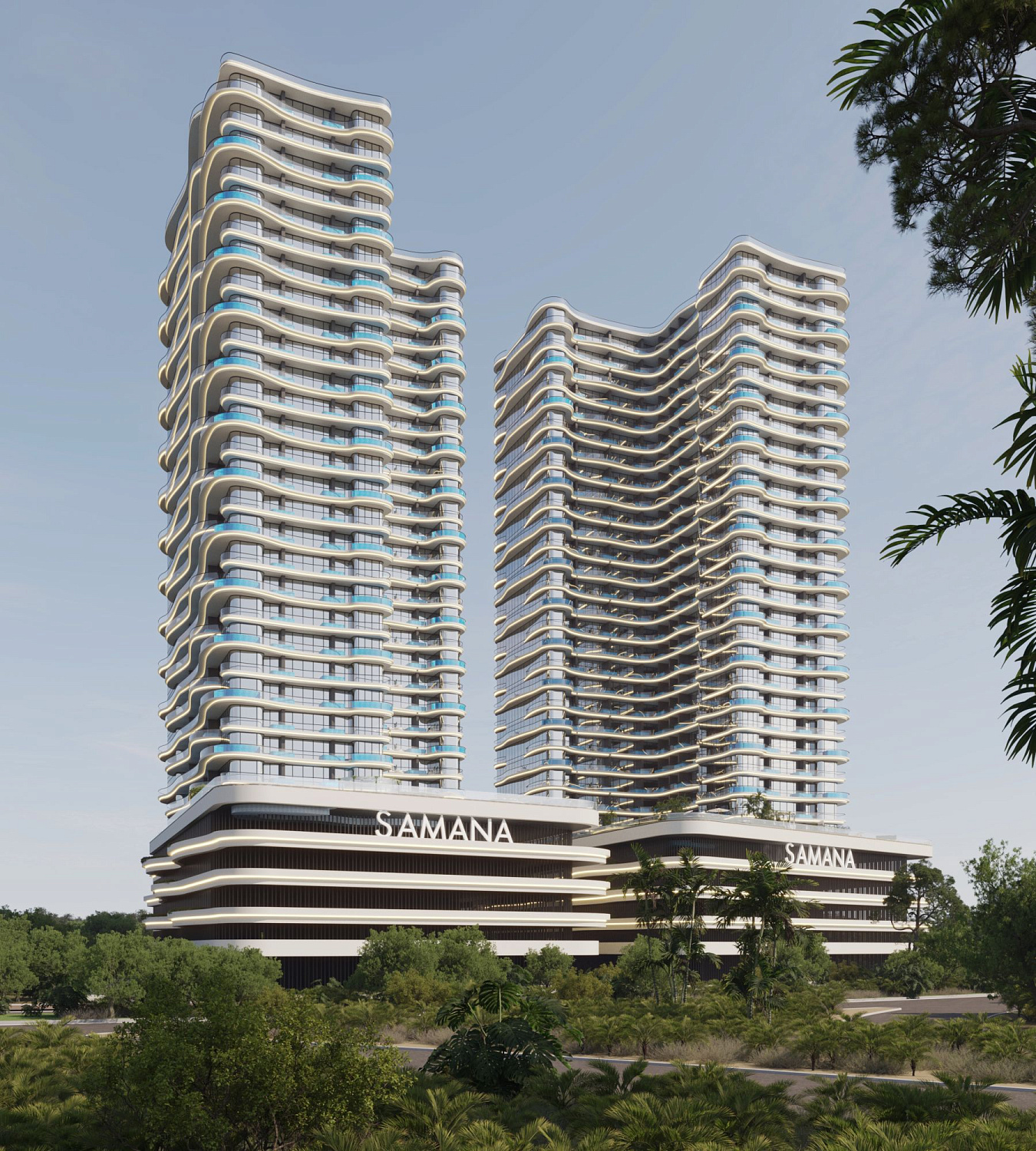Photo Samana Barari Twin Towers