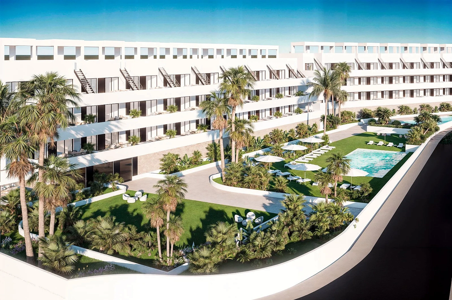Apartment in a new building Modern apartments with sea views in Finestrat
