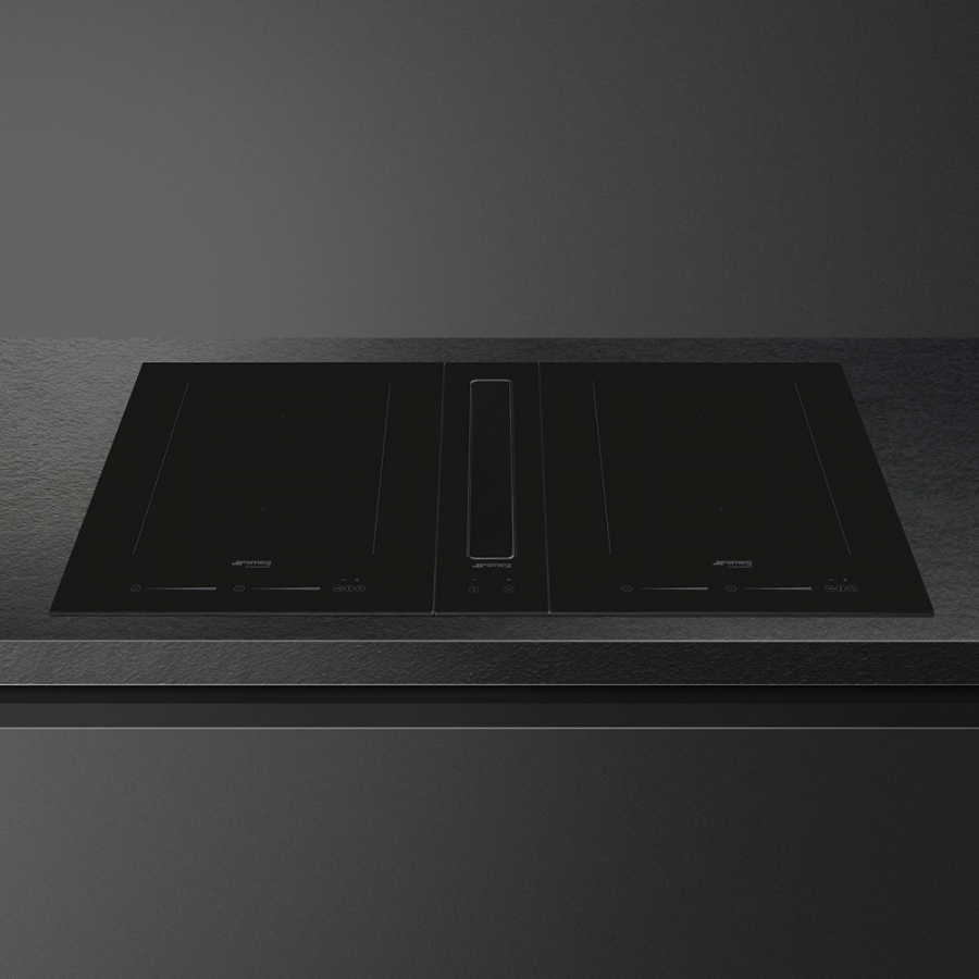 Photo Built into the countertop hood Smeg KDH12WLD