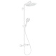 Photo Shower stand Hansgrohe Croma Select S 26891700 with thermostat white matte