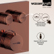 Photo WasserKRAFT Asphe A7748.338.329.290.292.291 Thermo with rose gold thermostat