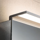 Photo Closet mirrored Keuco Royal L1 65 13602171301 with backlit anodized silver