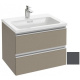 Photo Bathroom under the sink 60 cm Jacob Delafon Vox EB2030-RA-442 gray anthracite lacquer