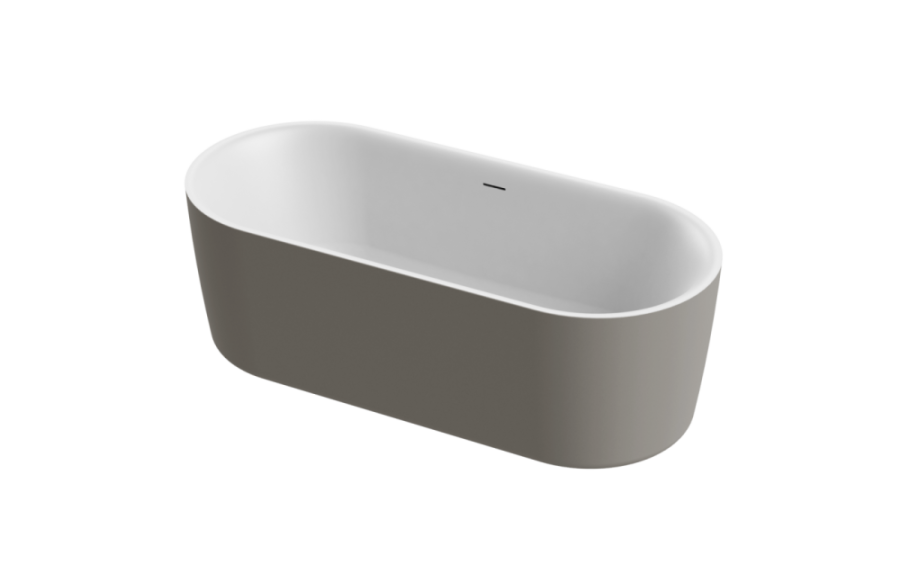 Photo Acrylic bath Cezares Metauro METAURO-INT-Central-180-80-60-G-W-MATT