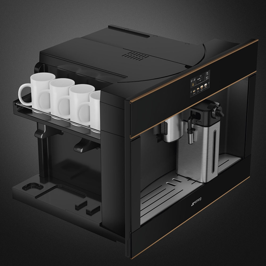 Photo Automatic coffee machine Smeg CMS4604NR