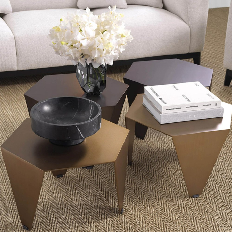 Photo Metro Chic side table (brass)