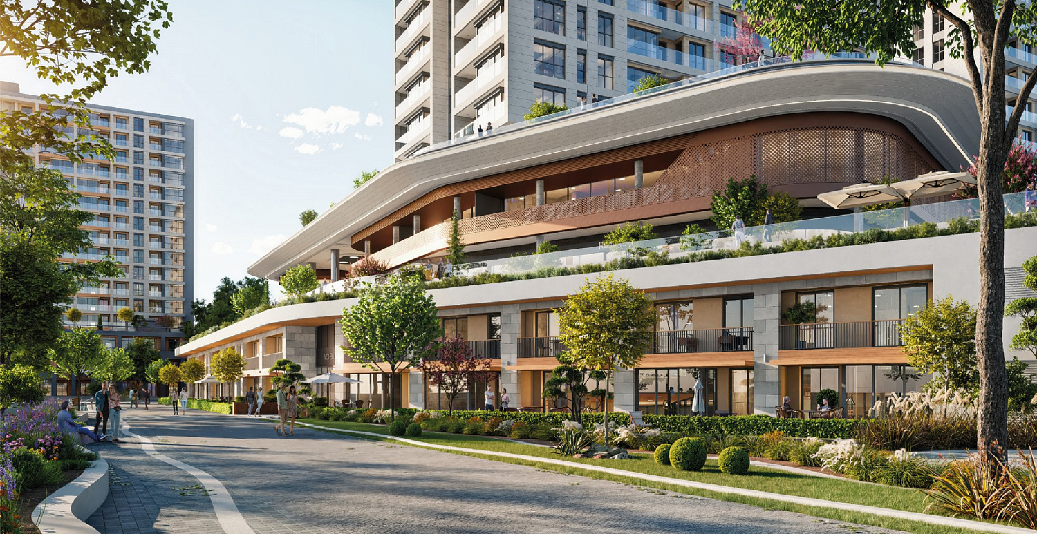 Residential project by the sea with a variety of housing formats