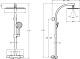 Photo shower column Jacob Delafon Talan E20642-CP, with thermostatic mixer