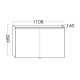 Photo Burgbad Iveo 110 SPHY110 mirror cabinet