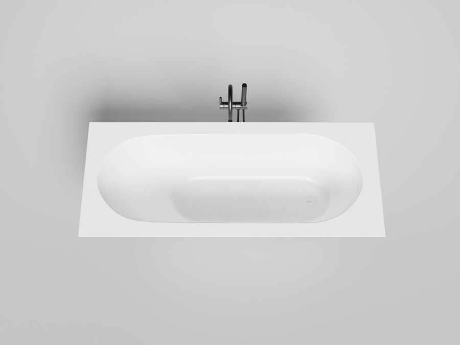 Photo Bath made of artificial stone Salini Ornella Kit 170x70 102413M white matte