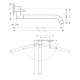 Photo Kitchen mixer Axor Uno 38815800 stainless steel