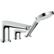 Photo Mixer on the edge of the bath hansgrohe Talis E 71730000, on 3 holes, chrome