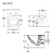 Photo Suspension toilet Villeroy & Boch Antao 4674T0RW white matte