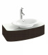 Photo The sink cabinet 85 cm Jacob Delafon Presquile EB1106-V13 Palisander veneer