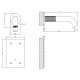 Photo Gessi sink mixer 316 54215#239 matte steel