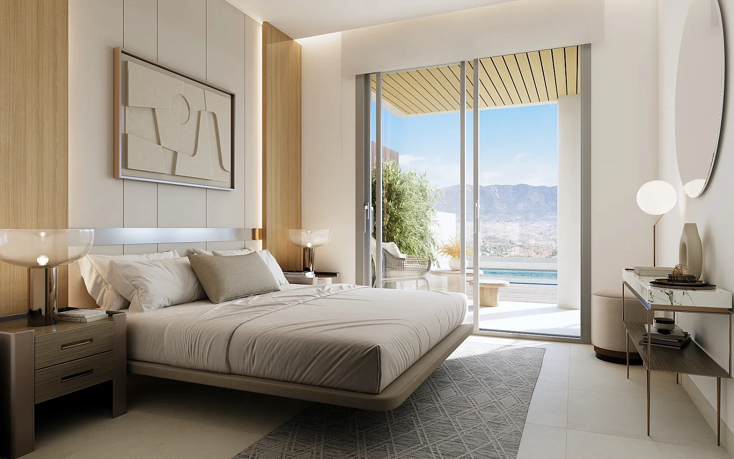 Apartment in a new building Apartments with picturesque views in a boutique complex in Mijas
